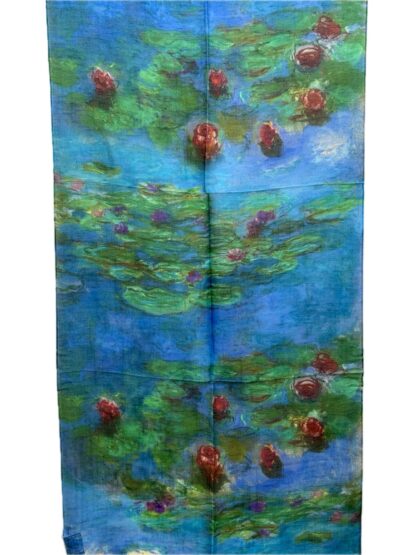 Shawl linnen katoen waterlelies van Monet