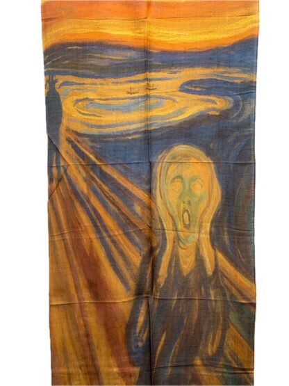 Shawl linnen katoen 'de schreeuw' van Edvard Munch